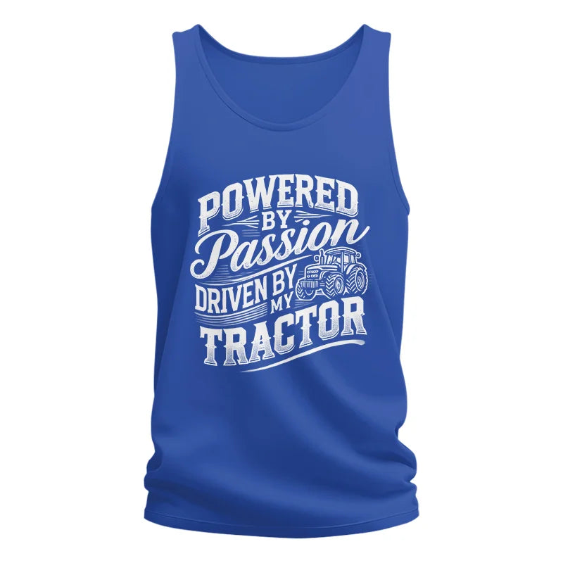 Powered By Passion Driven By My Tractor 2 - Unisex Jersey Tank