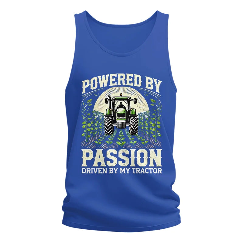 Powered By Passion Driven By My Tractor 3 - Unisex Jersey Tank