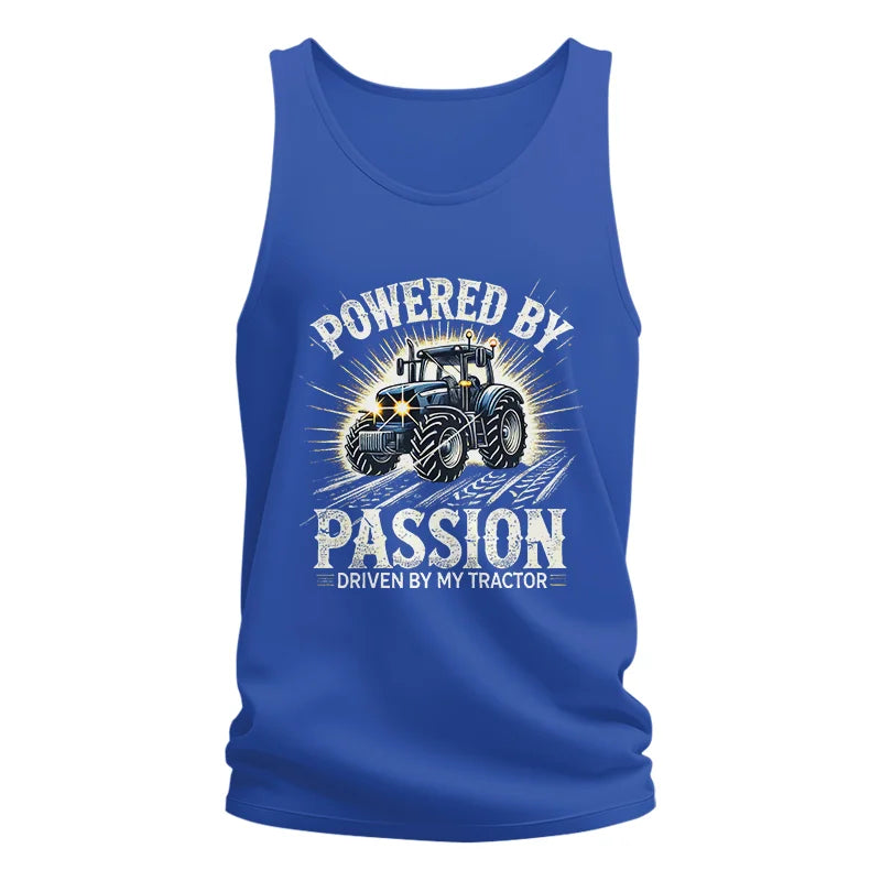 Powered By Passion Driven By My Tractor - Unisex Jersey Tank