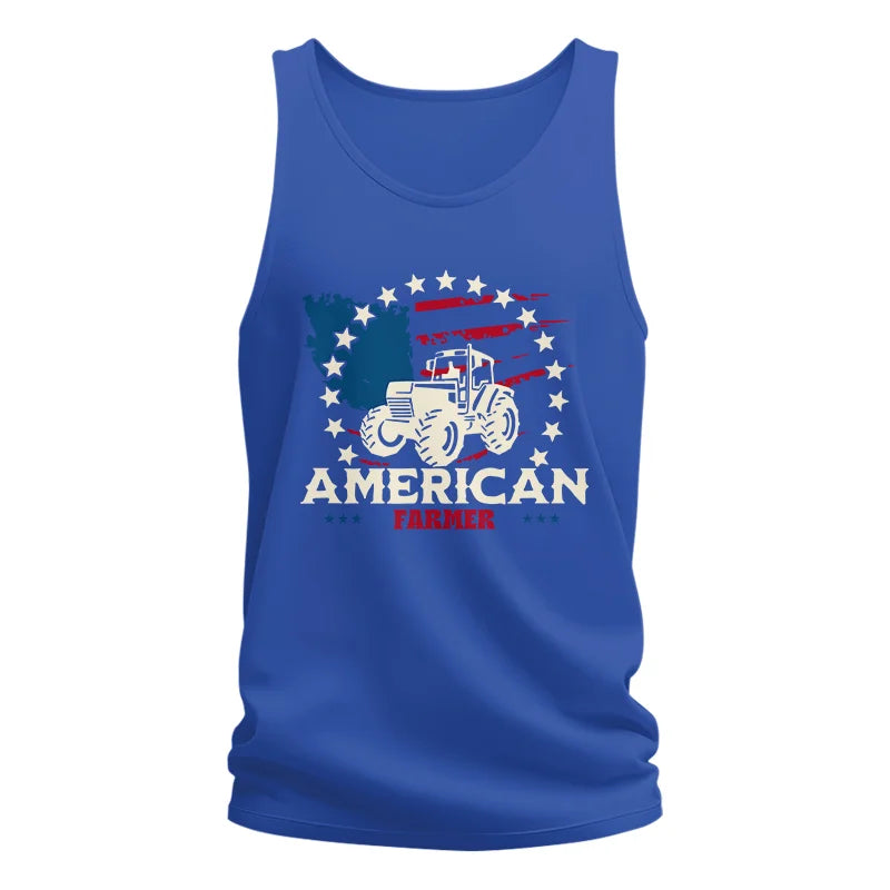 Proud To Be An American Farmer Citizen Veteran - Unisex Jersey Tank