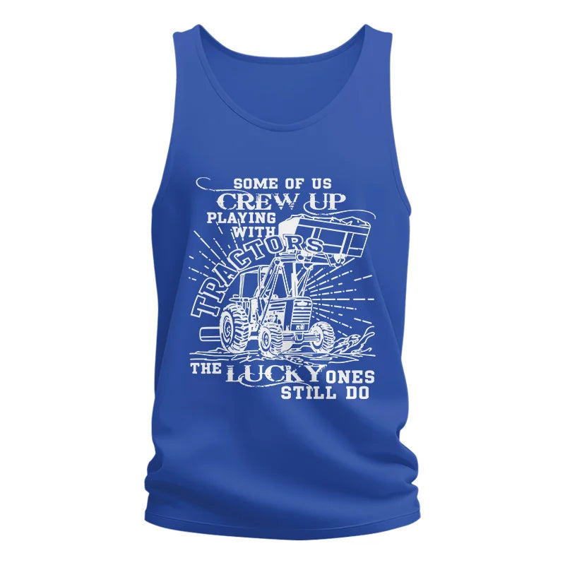 Some Of Us Grew Up Playing With Tractors 1 - Unisex Jersey Tank