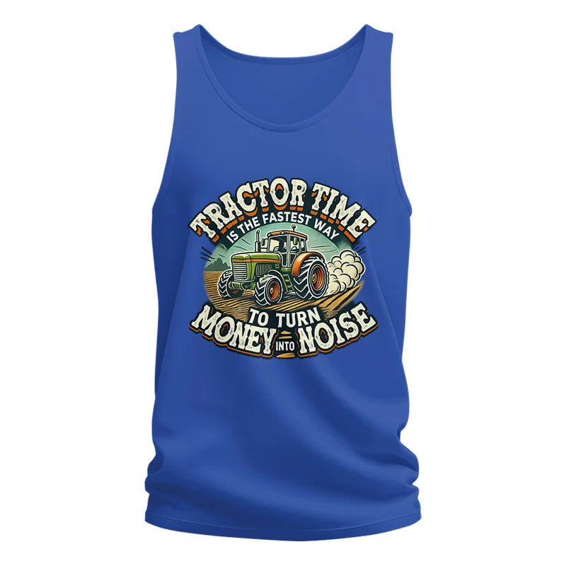 Image of Tractor Time To Turn Money Into Noise - Unisex Jersey Tank