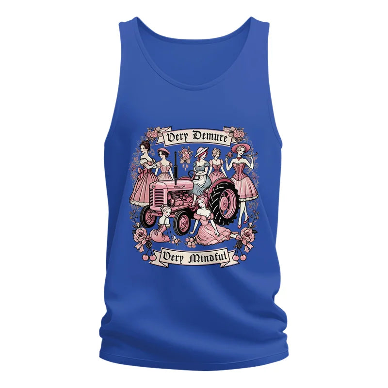 Image of Very Demure Very Mindful Tractor - Unisex Jersey Tank