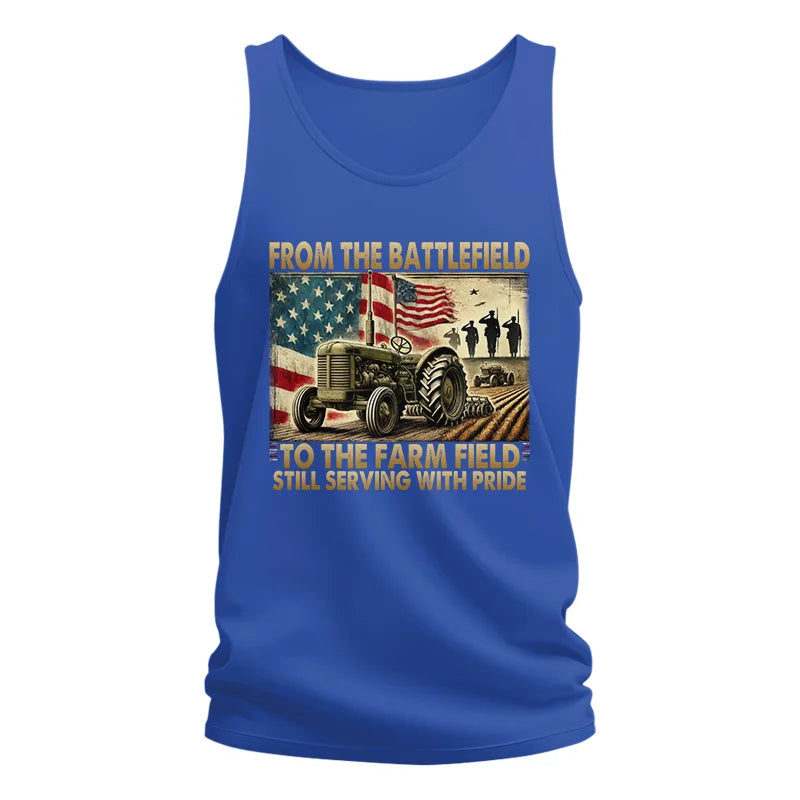 Image of Veteran Farmer From The Battlefield To The Farm Field 1 - Unisex Jersey Tank