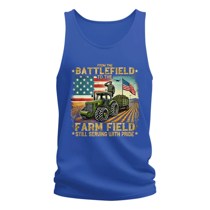 Image of Veteran Farmer From The Battlefield To The Farm Field 2 - Unisex Jersey Tank