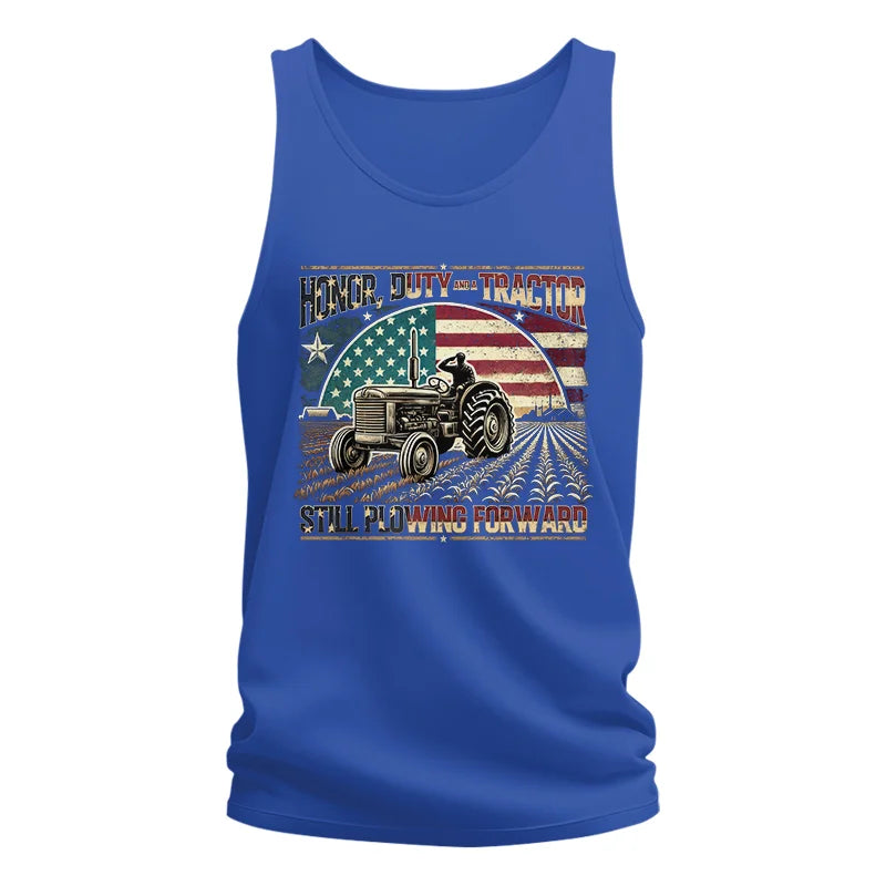 Veteran Farmer Honor Duty And A Tractor 1 - Unisex Jersey Tank