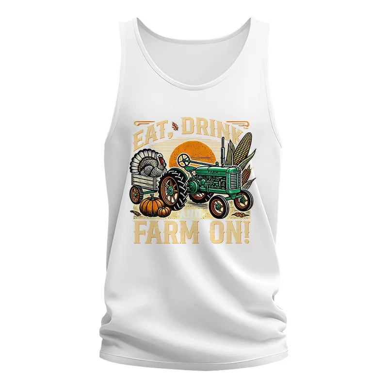 Eat Drink and Farm On - Unisex Jersey Tank