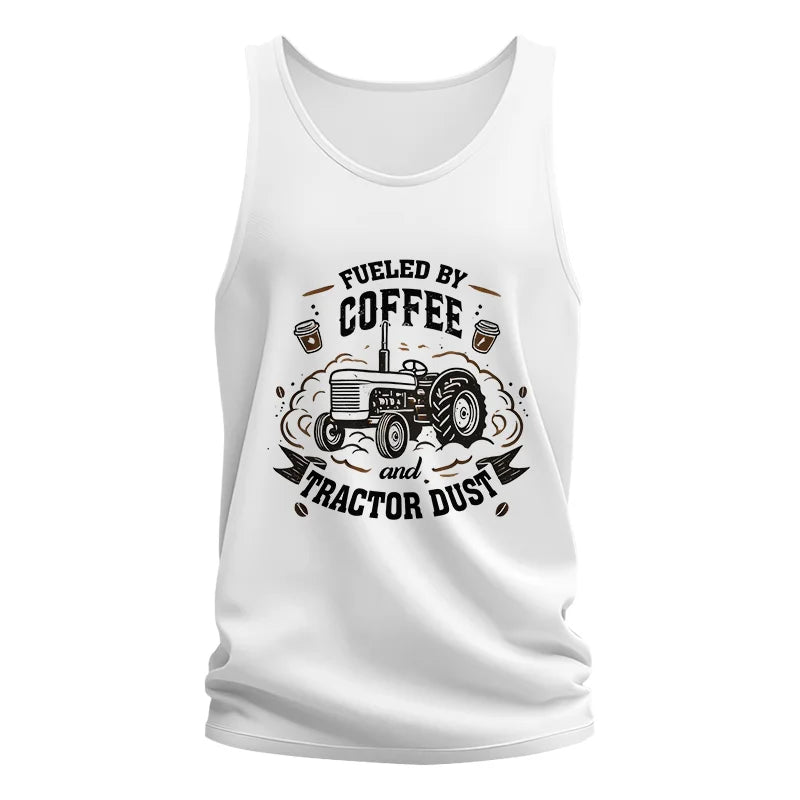 Fueled By Coffee And Tractor Dust - Unisex Jersey Tank