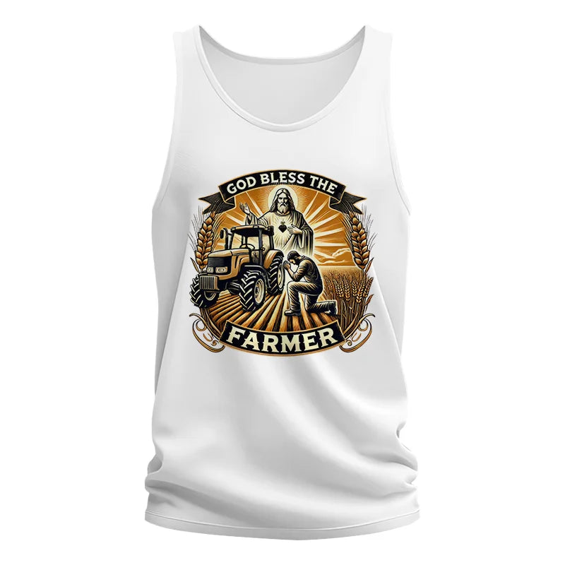 God Bless The Farmer 2 - Unisex Jersey Tank