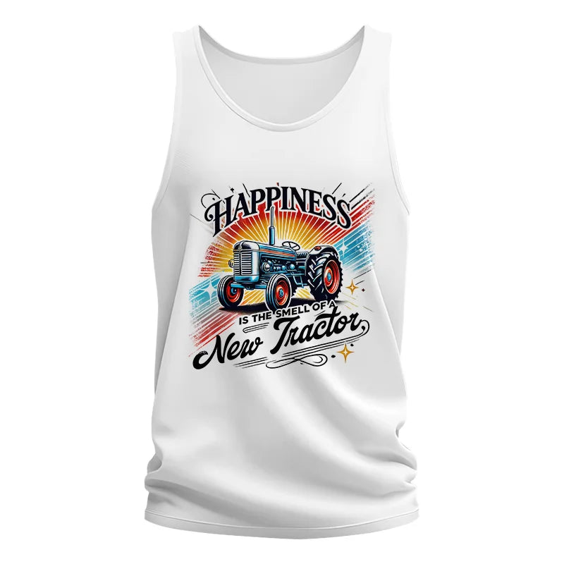 Happiness Is The Smell Of A New Tractor - Unisex Jersey Tank