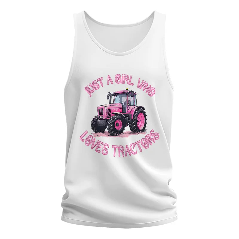 Image of Just A Girl Who Loves Tractors 1 - Unisex Jersey Tank