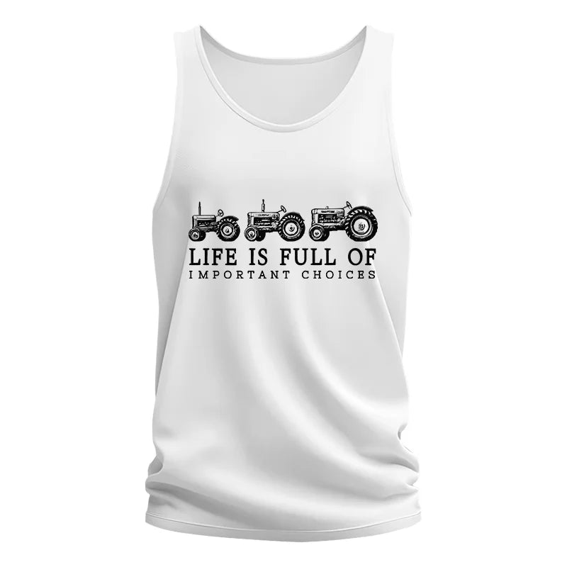 Life Is Full Of Important Choices 13 - Unisex Jersey Tank