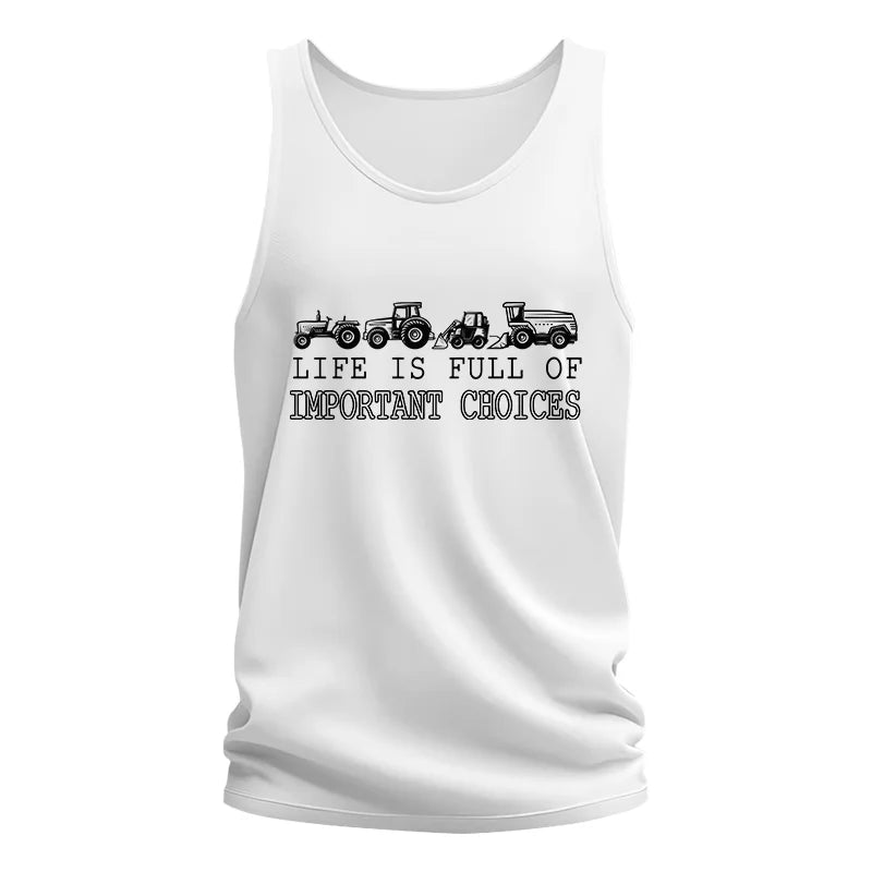 Image of Life Is Full Of Important Choices 14 - Unisex Jersey Tank