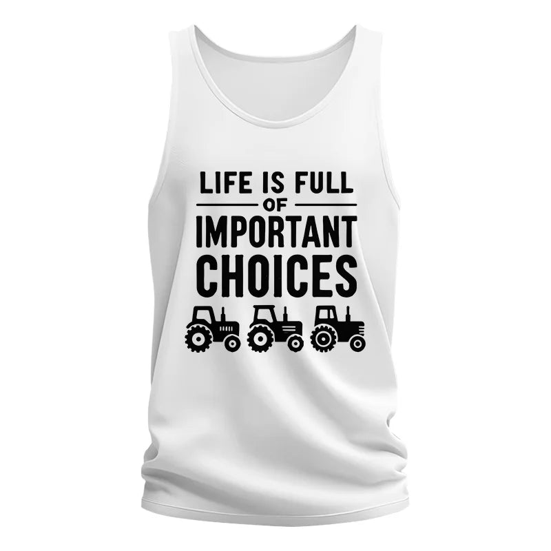 Image of Life Is Full Of Important Choices 27 - Unisex Jersey Tank