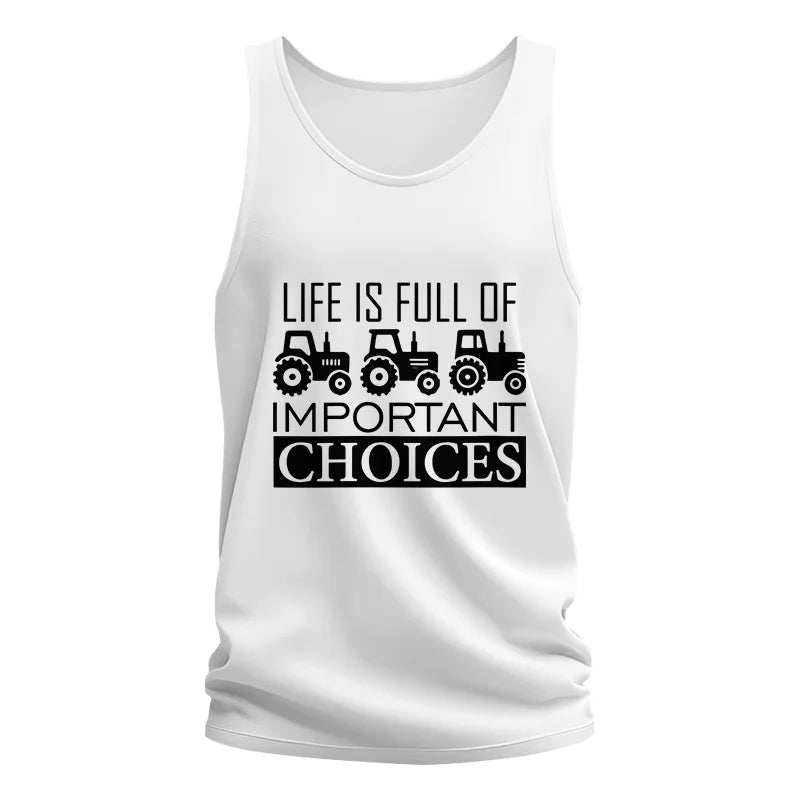 Image of Life Is Full Of Important Choices 35 - Unisex Jersey Tank