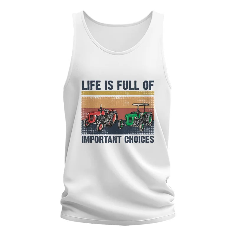 Image of Life Is Full Of Important Choices 37 - Unisex Jersey Tank