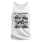 Life Is Full Of Important Choices - Unisex Jersey Tank