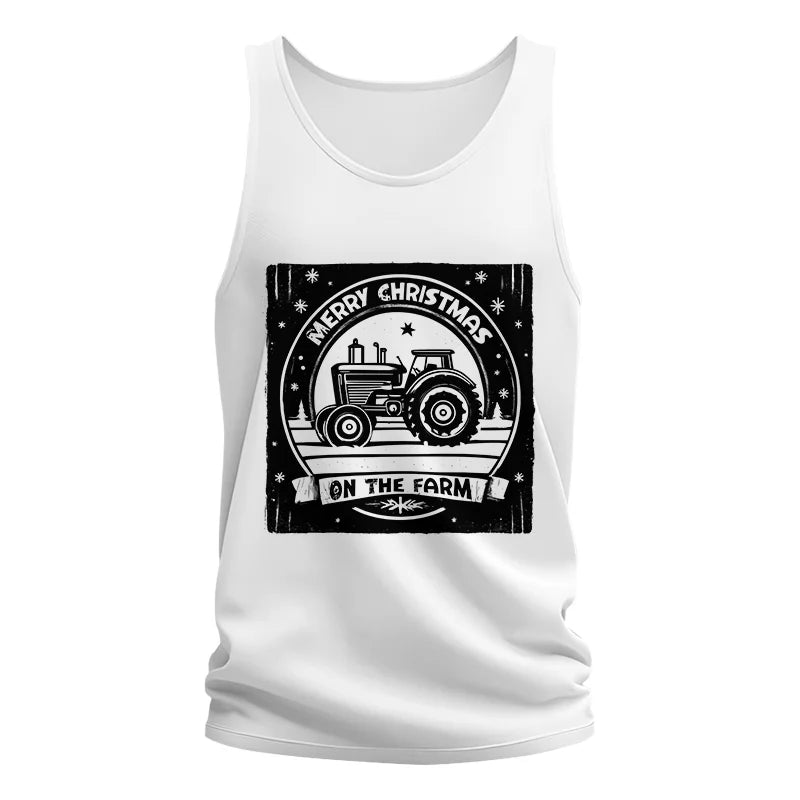 Merry Chritmas On The Farm 5 - Unisex Jersey Tank