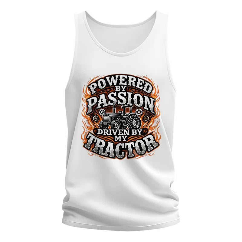 Powered By Passion Driven By My Tractor 5 - Unisex Jersey Tank