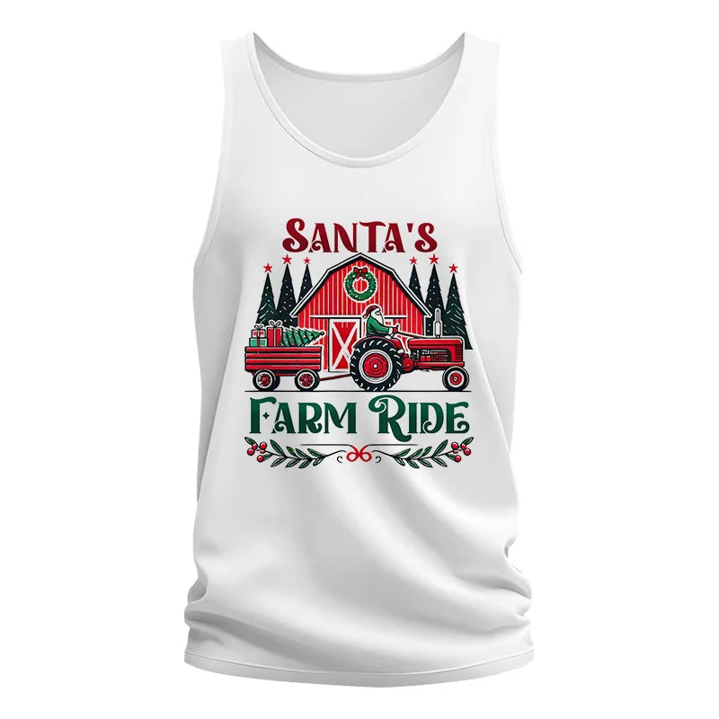 Image of Santa's Farm Ride 1 - Unisex Jersey Tank