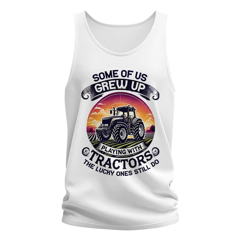 Some Of Us Grew Up Playing With Tractors 4 - Unisex Jersey Tank