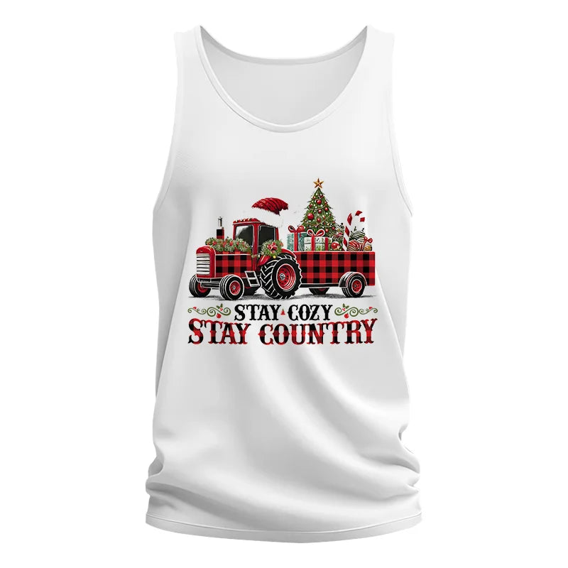 Stay Cozy Stay Country - Unisex Jersey Tank