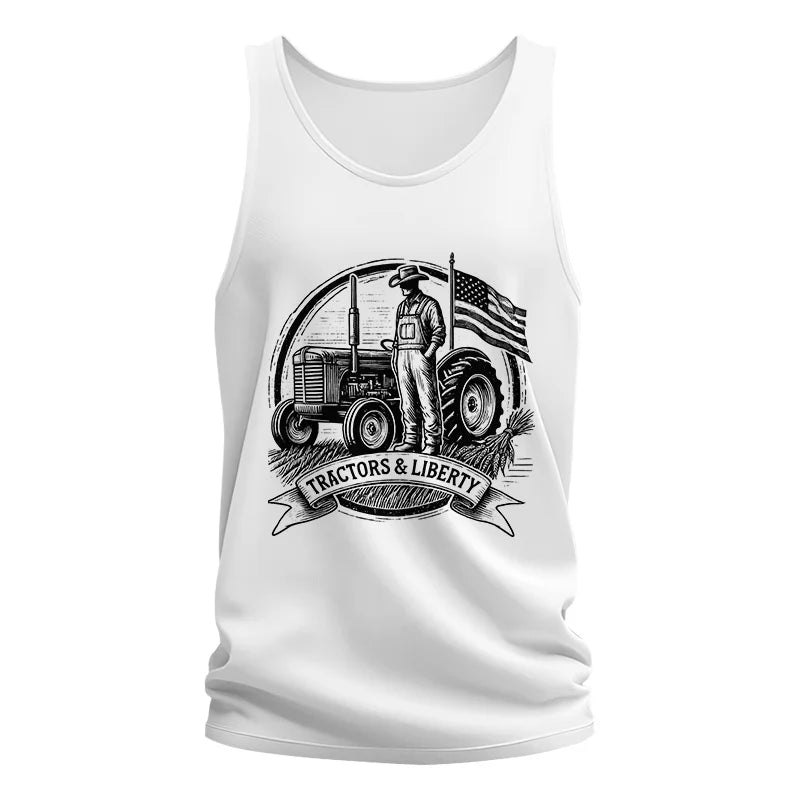 Image of Tractors And Liberty - Unisex Jersey Tank