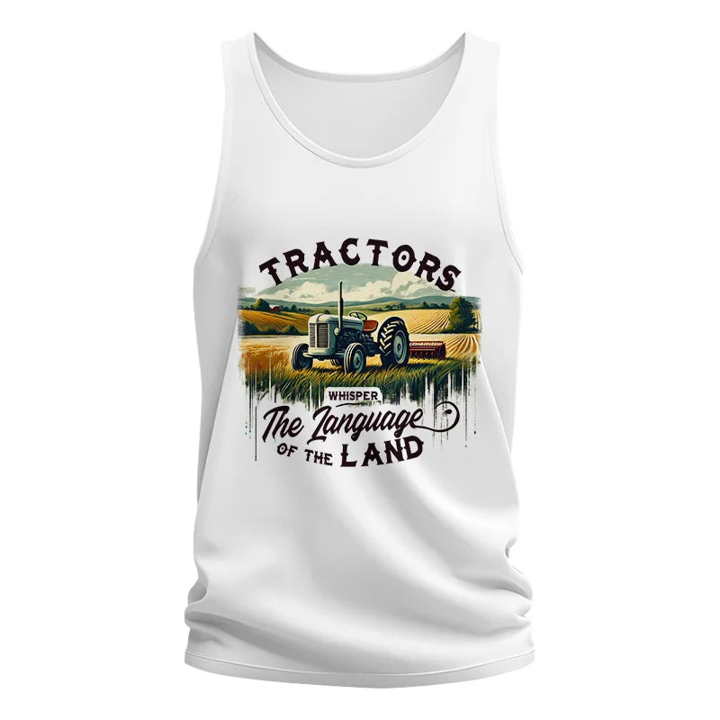 Tractors Whisper The Language Of The Land 2 - Unisex Jersey Tank