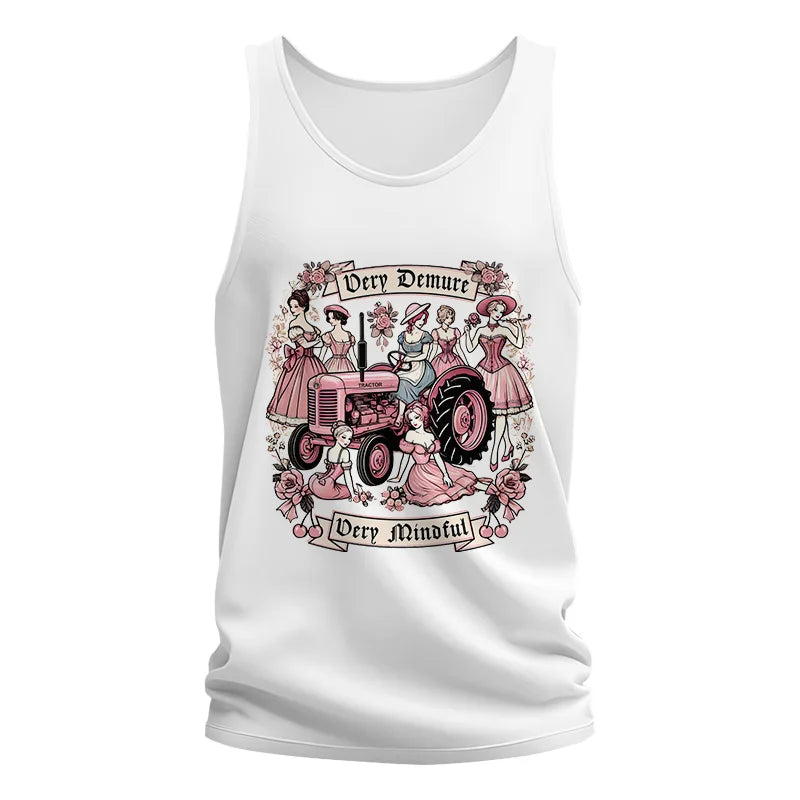 Very Demure Very Mindful Tractor - Unisex Jersey Tank