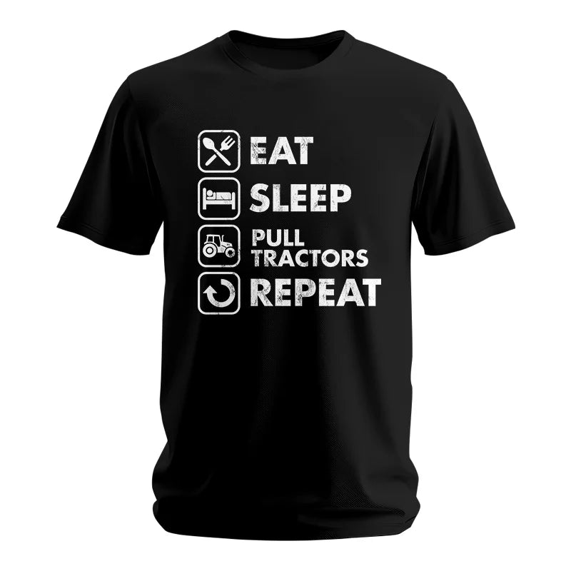 Image of Eat Sleep Pull Tractors Repeat - Unisex Softstyle T-Shirt