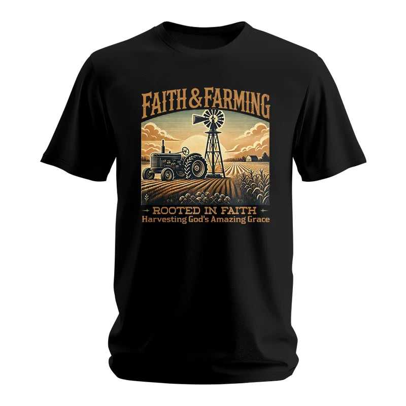 Faith And Farming 3 - Unisex Softstyle T-Shirt