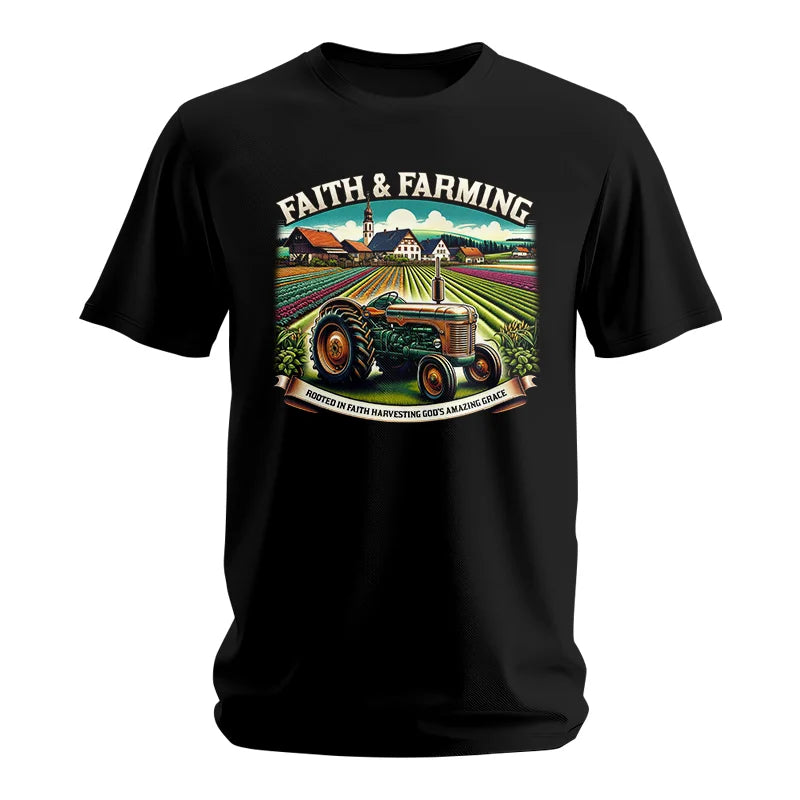 Faith And Farming 4 - Unisex Softstyle T-Shirt