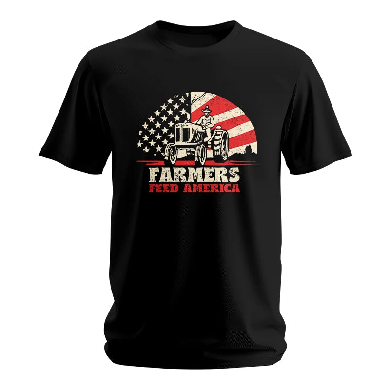 Image of Farmers Feed America Support Farmers - Unisex Softstyle T-Shirt