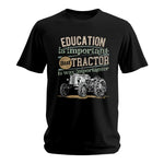 Funny Education Is Important But Tractor Is Importanter - Unisex Softstyle T-Shirt