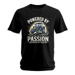 Powered By Passion Driven By My Tractor - Unisex Softstyle T-Shirt