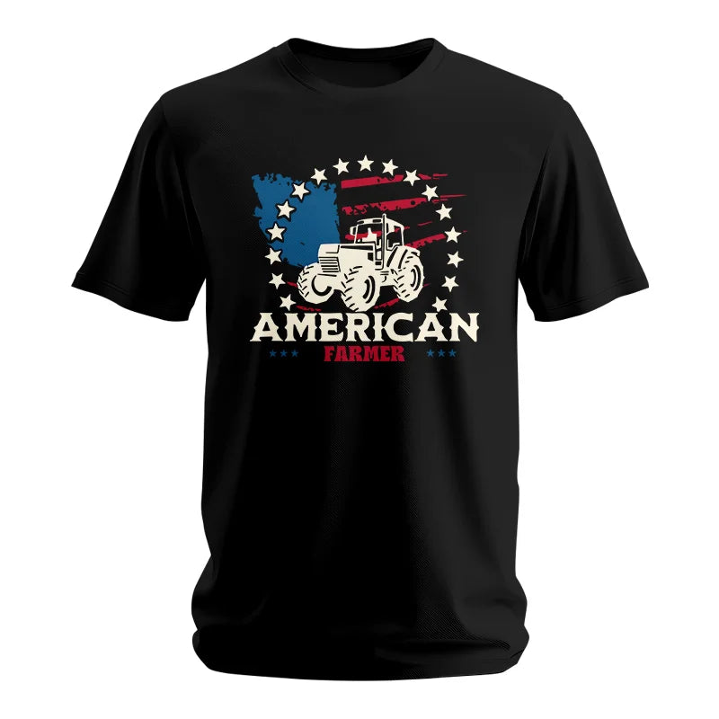 Proud To Be An American Farmer Citizen Veteran - Unisex Softstyle T-Shirt