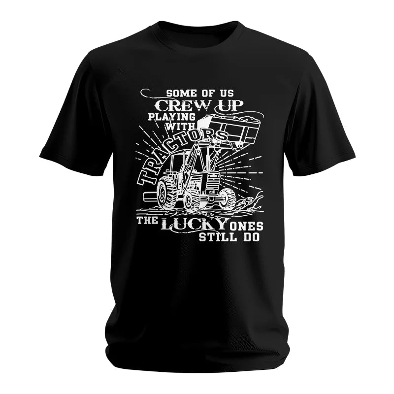 Image of Some Of Us Grew Up Playing With Tractors 1 - Unisex Softstyle T-Shirt