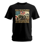 Veteran Farmer From The Battlefield To The Farm Field 1 - Unisex Softstyle T-Shirt