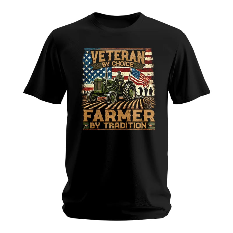 Image of Veteran Farmer Veteran By Choice_Farmer By Tradition - Unisex Softstyle T-Shirt