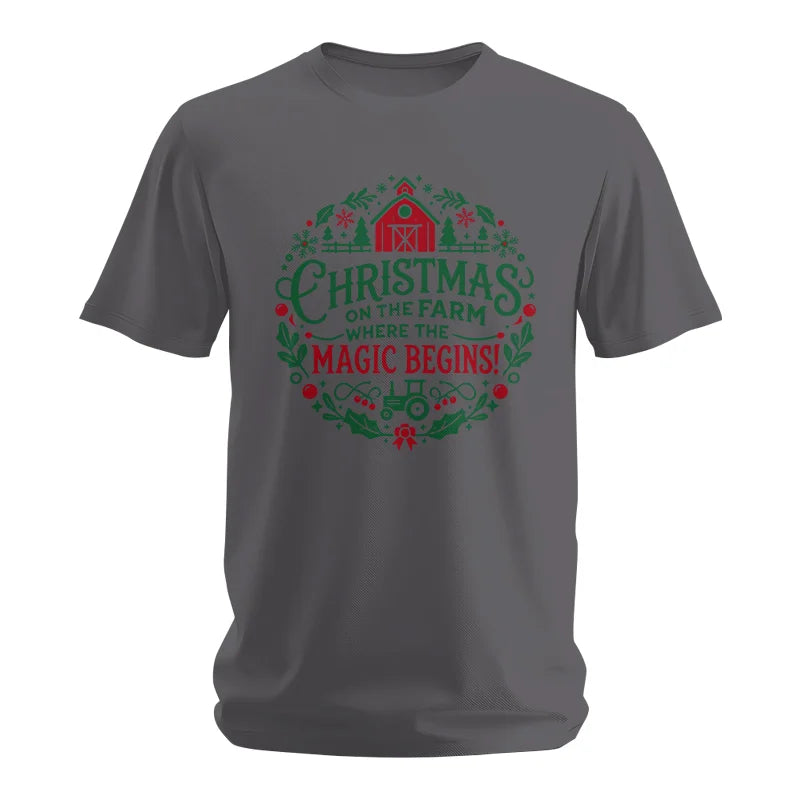 Christmas on the Farm Where the Magic Begins! 2 - Unisex Softstyle T-Shirt