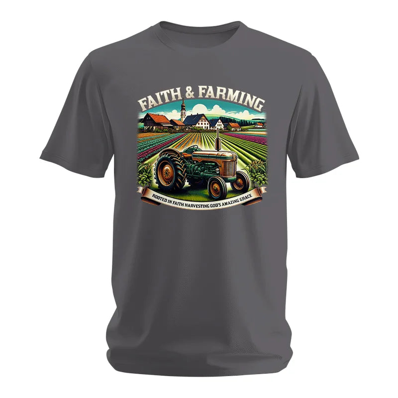 Faith And Farming 4 - Unisex Softstyle T-Shirt