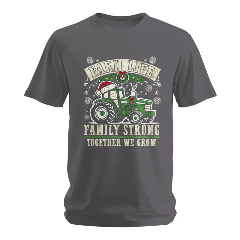 Image of Farm Life Family Strong Together We Grow - Unisex Softstyle T-Shirt