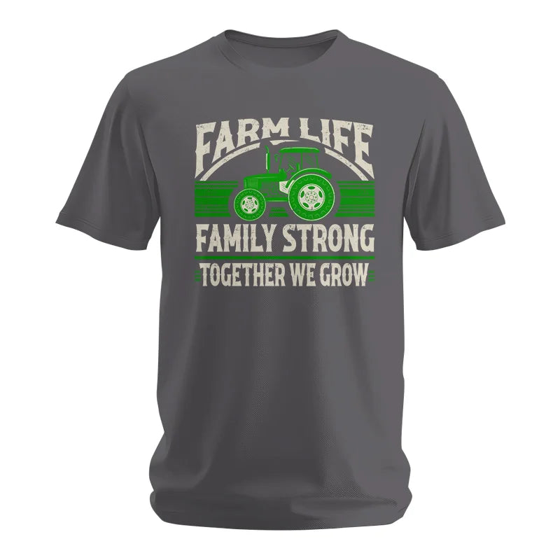 Farm life Family Strong_Together We grow - Unisex Softstyle T-Shirt