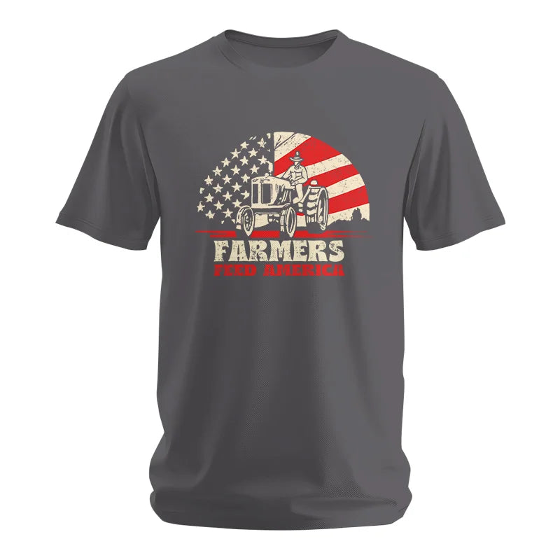 Image of Farmers Feed America Support Farmers - Unisex Softstyle T-Shirt