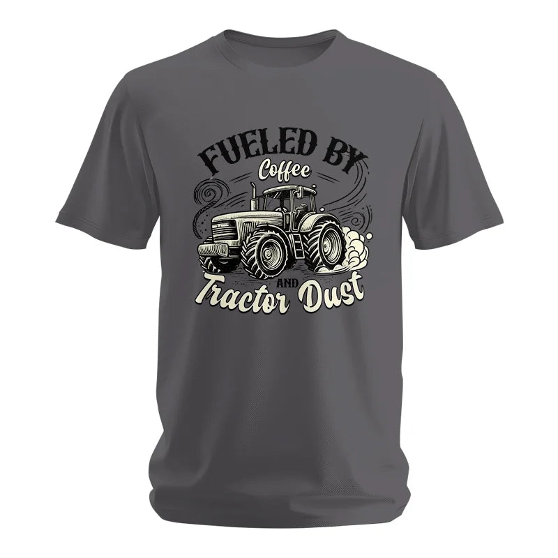 Image of Fueled By Coffee And Tractor Dust 2 - Unisex Softstyle T-Shirt