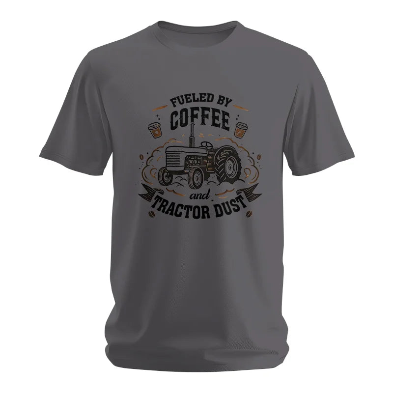 Fueled By Coffee And Tractor Dust - Unisex Softstyle T-Shirt