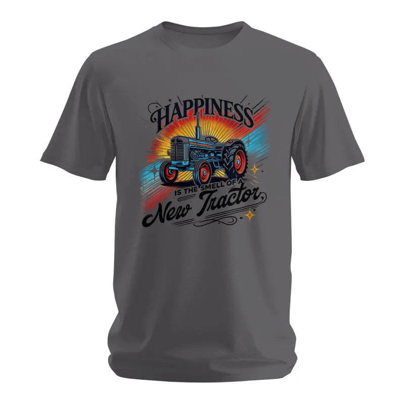 Image of Happiness Is The Smell Of A New Tractor - Unisex Softstyle T-Shirt