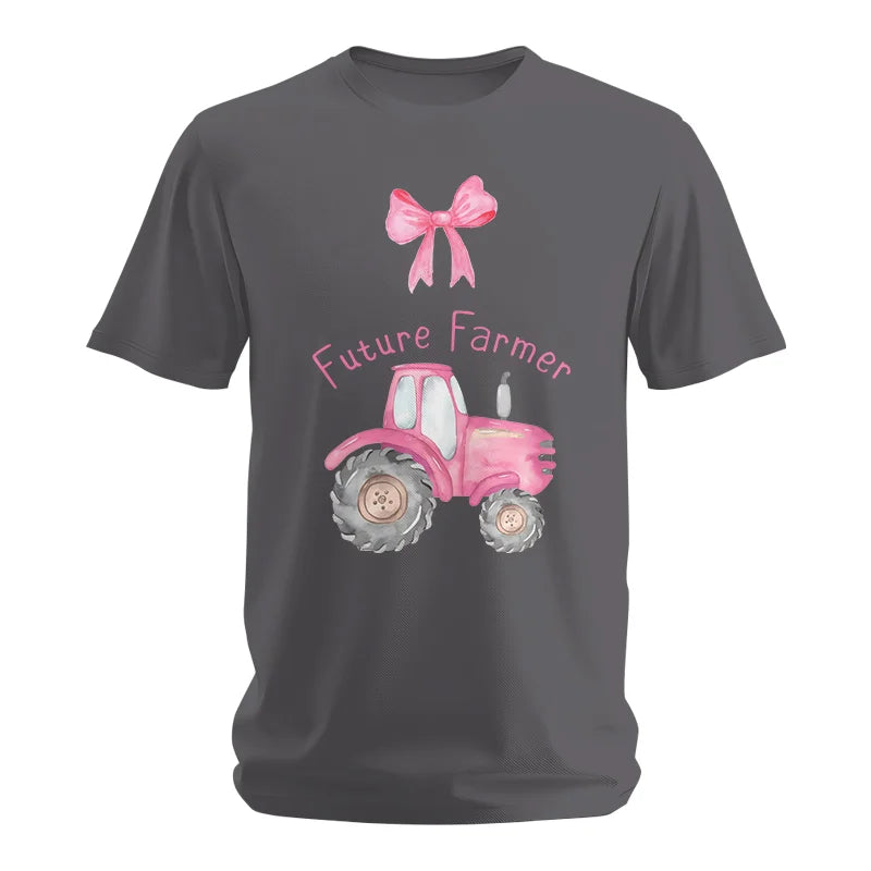 Pink Tractor For Future Farmer - Unisex Softstyle T-Shirt