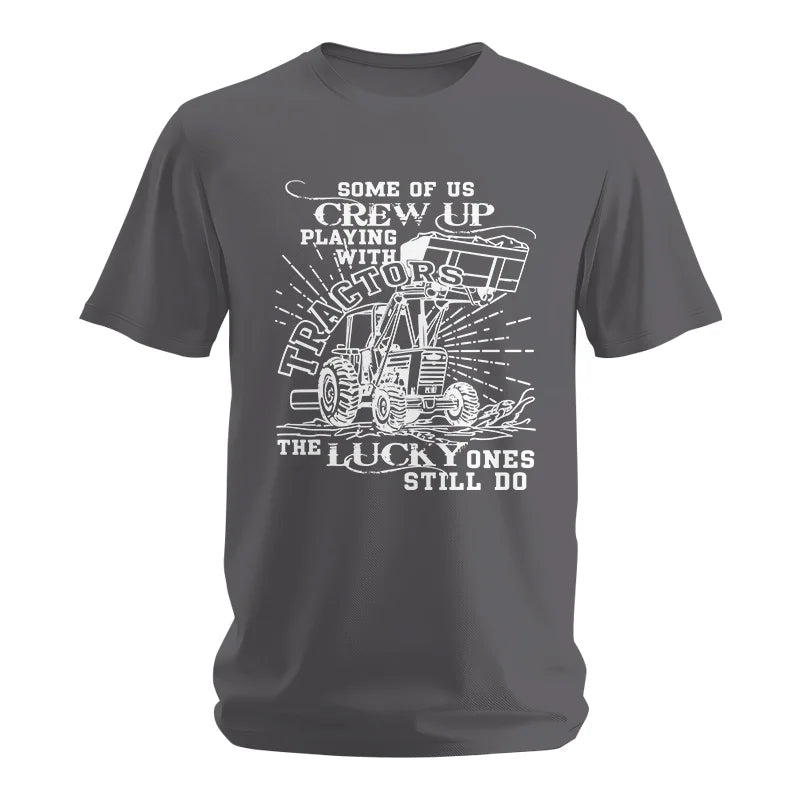 Some Of Us Grew Up Playing With Tractors 1 - Unisex Softstyle T-Shirt