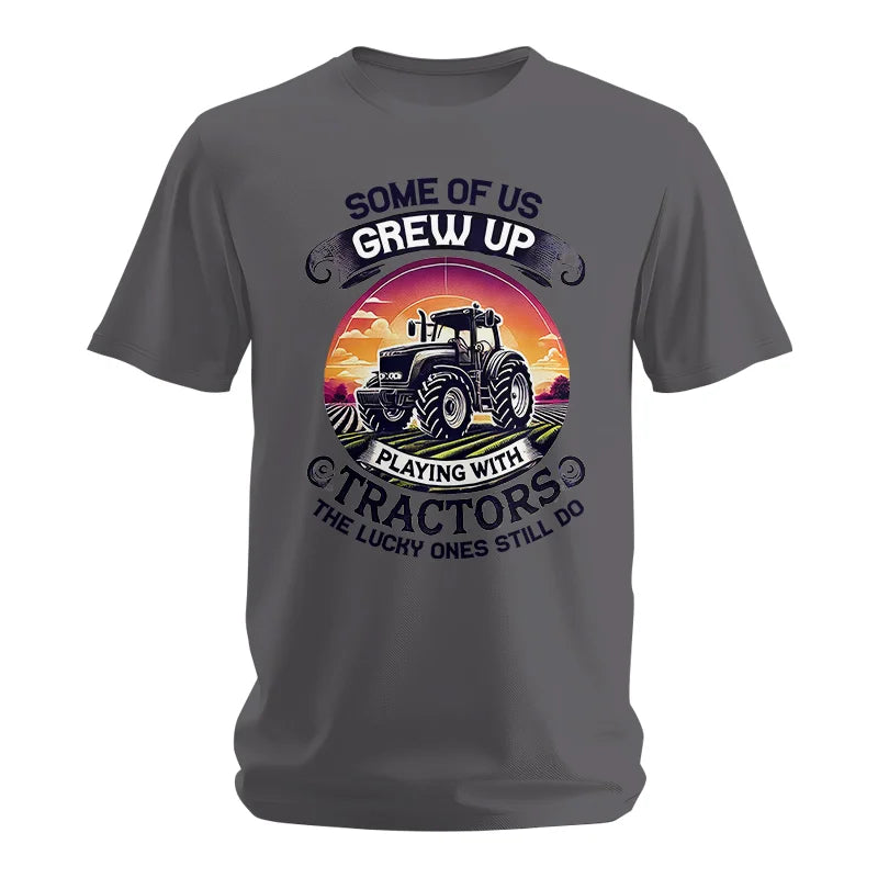 Some Of Us Grew Up Playing With Tractors 4 - Unisex Softstyle T-Shirt